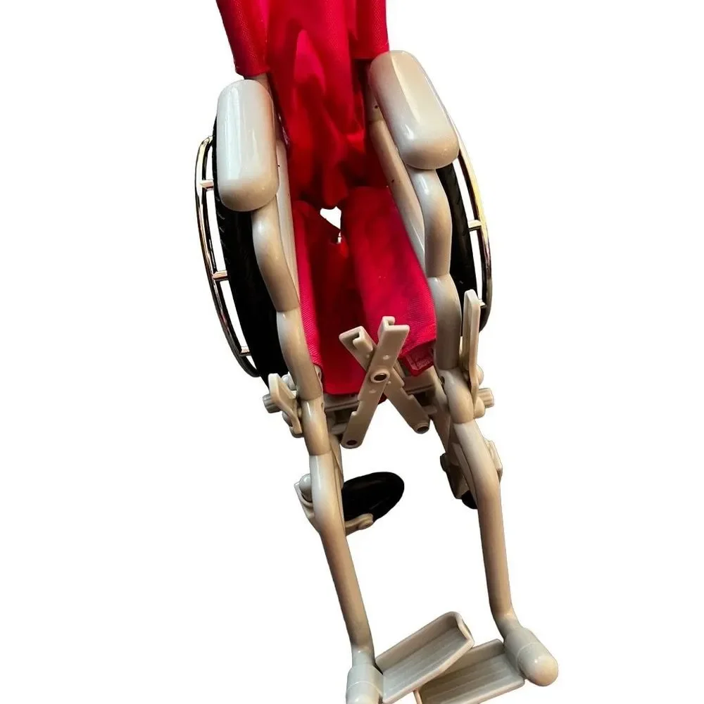Doll‎ Wheelchair and Doll Helmet Pink fits 18 Inch Dolls Like American Girl Doll